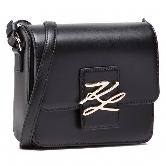 Karl Lagerfeld Bag Crossbody Flap Logo Black