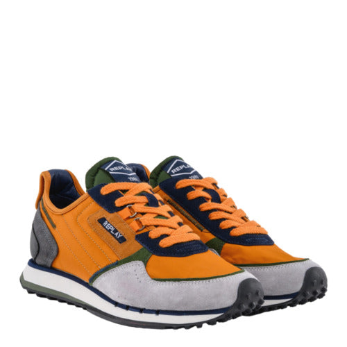 REPLAY DRUM WAVE LACE UP SNEAKERS