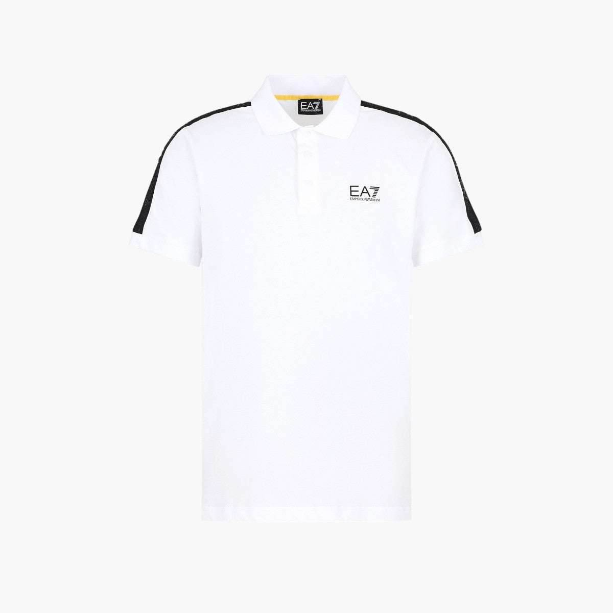 Cotton Polo Shirt With Logo Tape