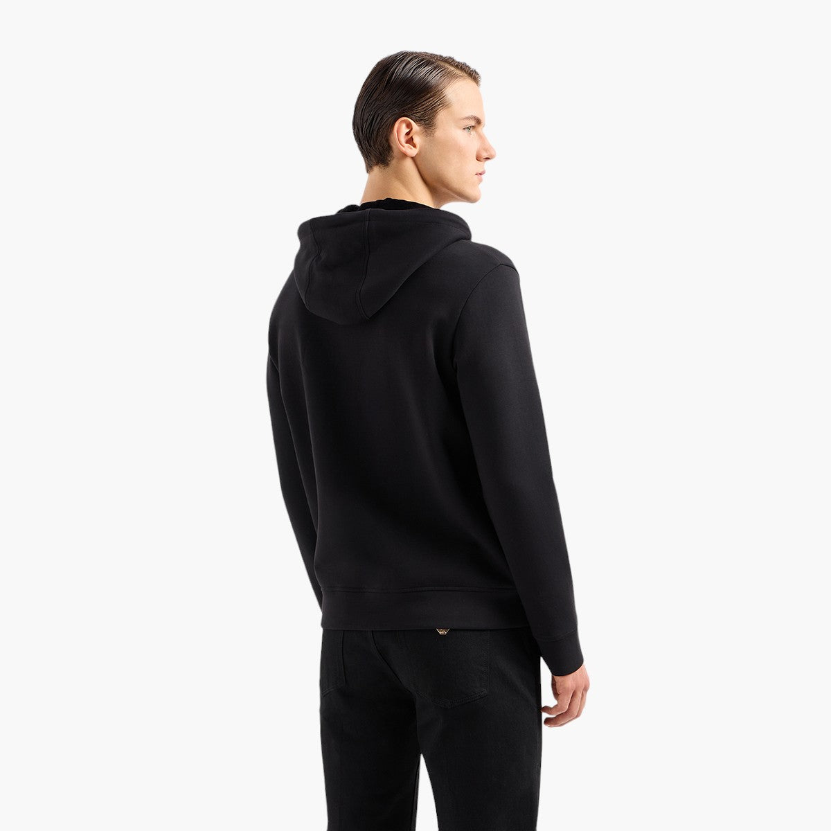 Cotton Blend Hooded Sweatshirt With Embroidery