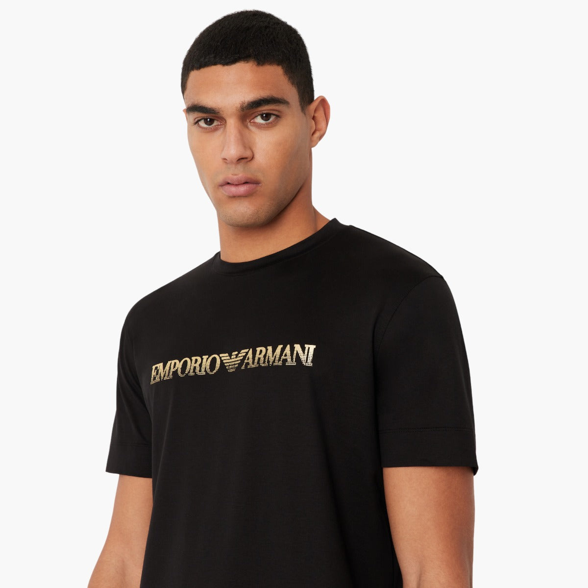 Tencel-Blend Jersey T-Shirt With Gold Logo