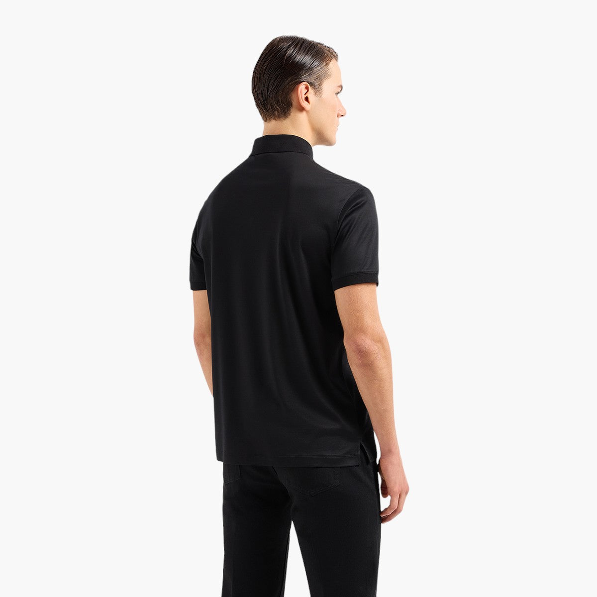 Sustainable Cotton Blend Polo T-Shirt With Embroidery