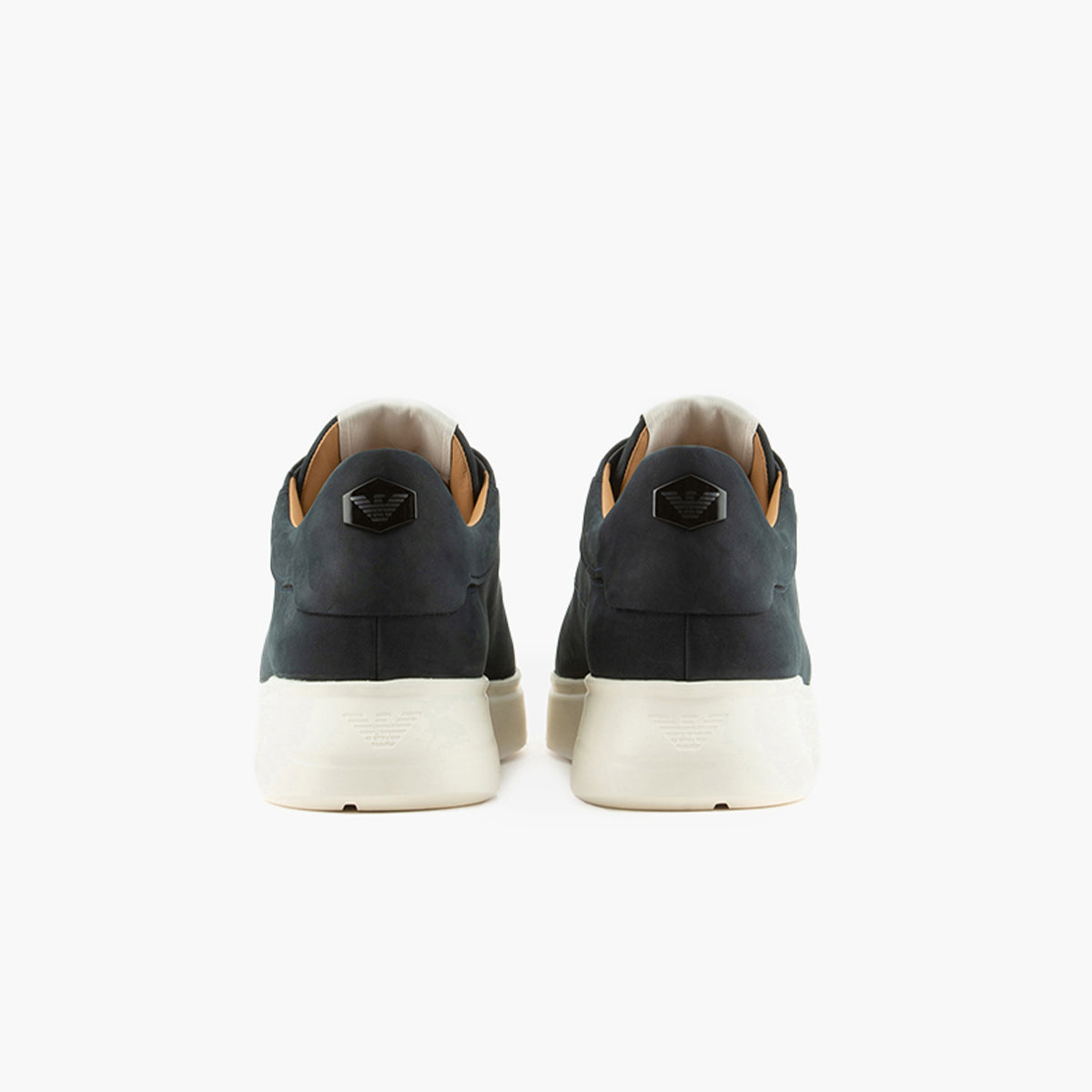 Nubuck Leather Sneakers With Knurled Soles