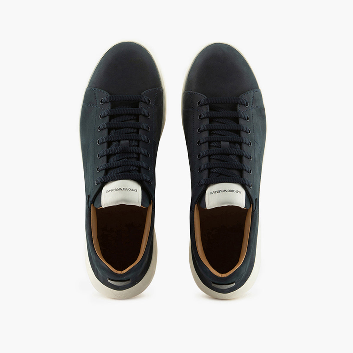 Nubuck Leather Sneakers With Knurled Soles