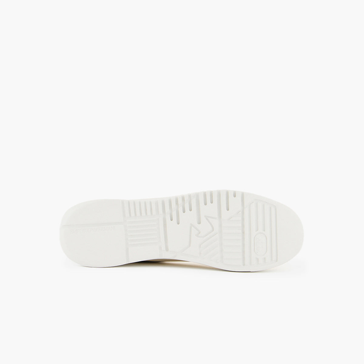 Leather Sneakers With Signature Logo And Knurled Sole