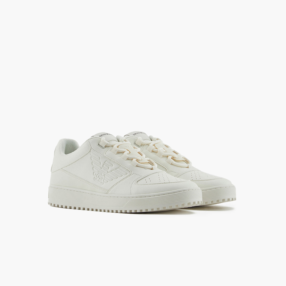 Sneakers With Embossed Eagle