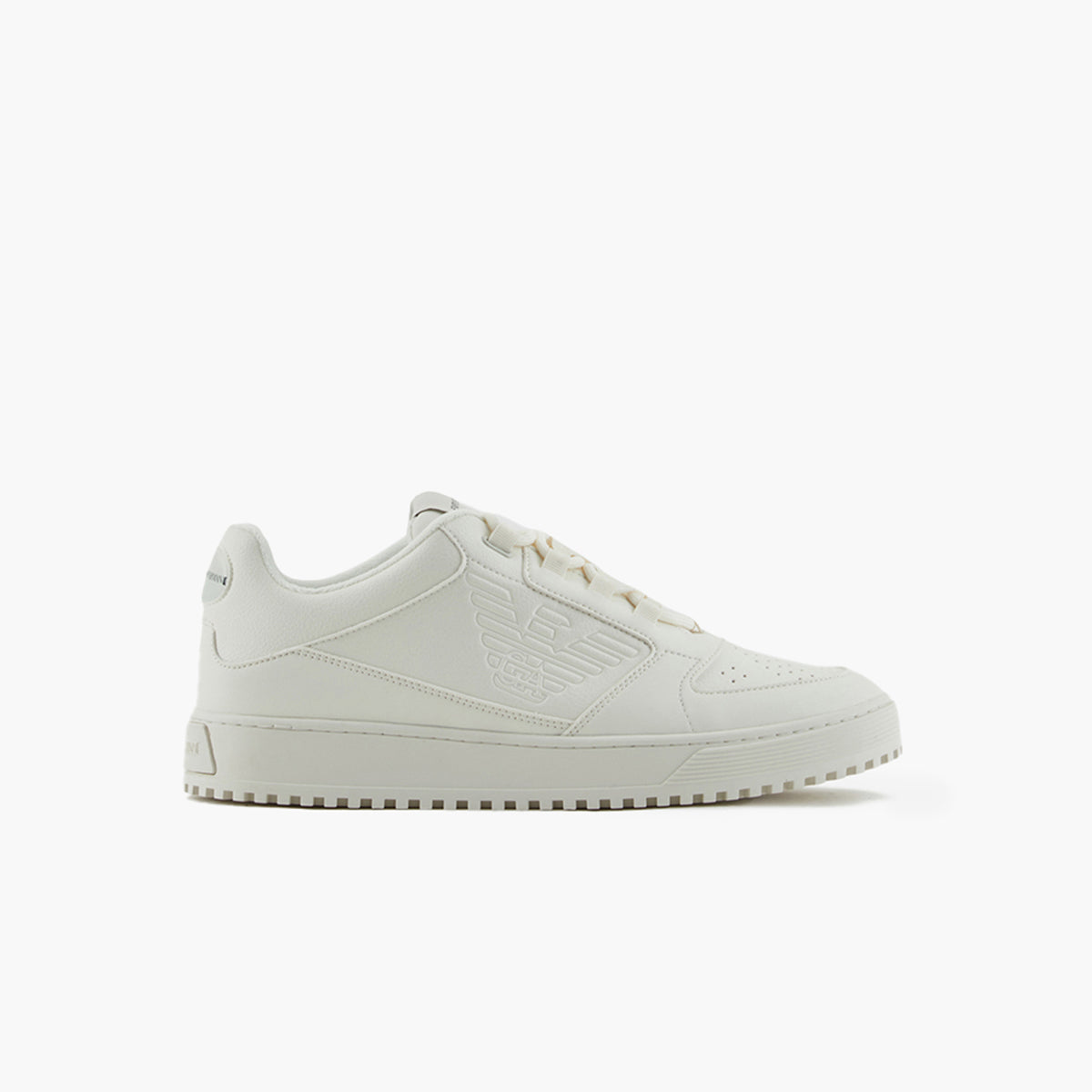 Sneakers With Embossed Eagle