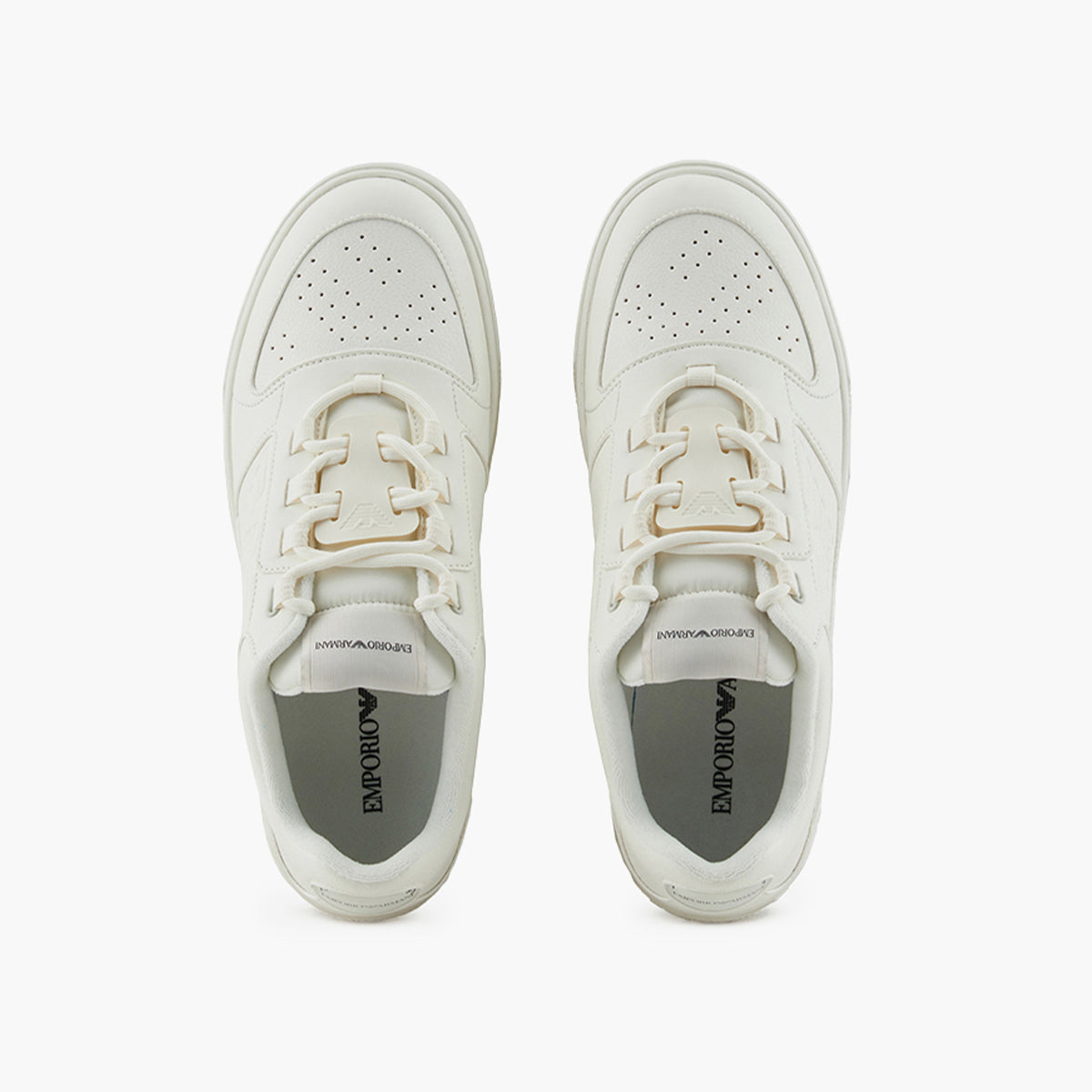 Sneakers With Embossed Eagle