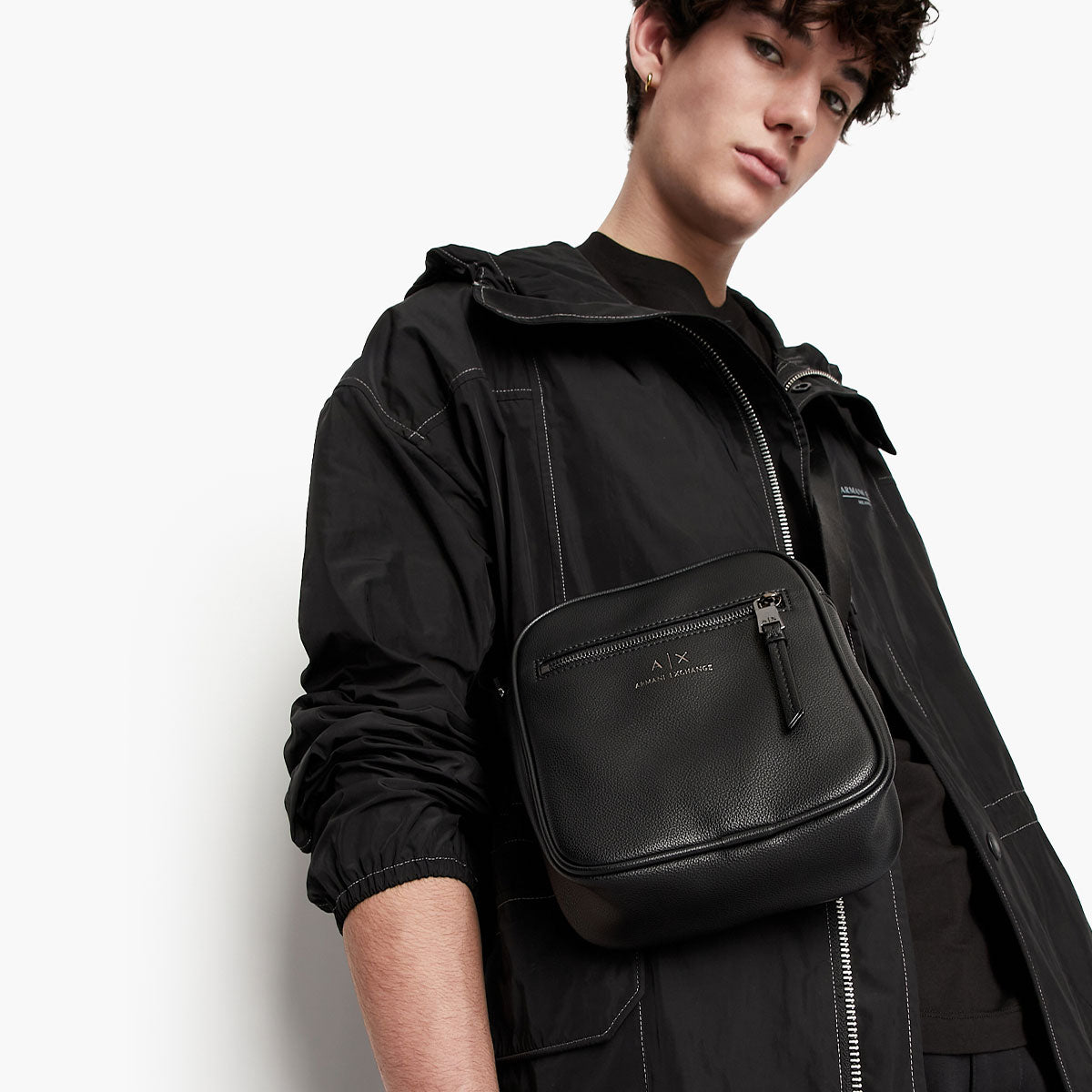 Matte Logo Crossbody Bag