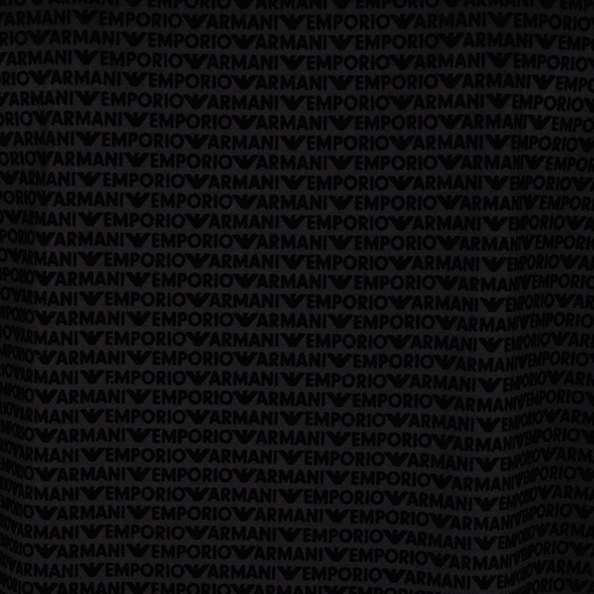 Cotton Blend T-Shirt With All-Over Flock Logo