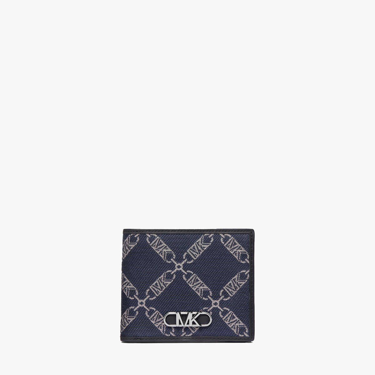 Varick Empire Logo Jacquard Billfold Wallet