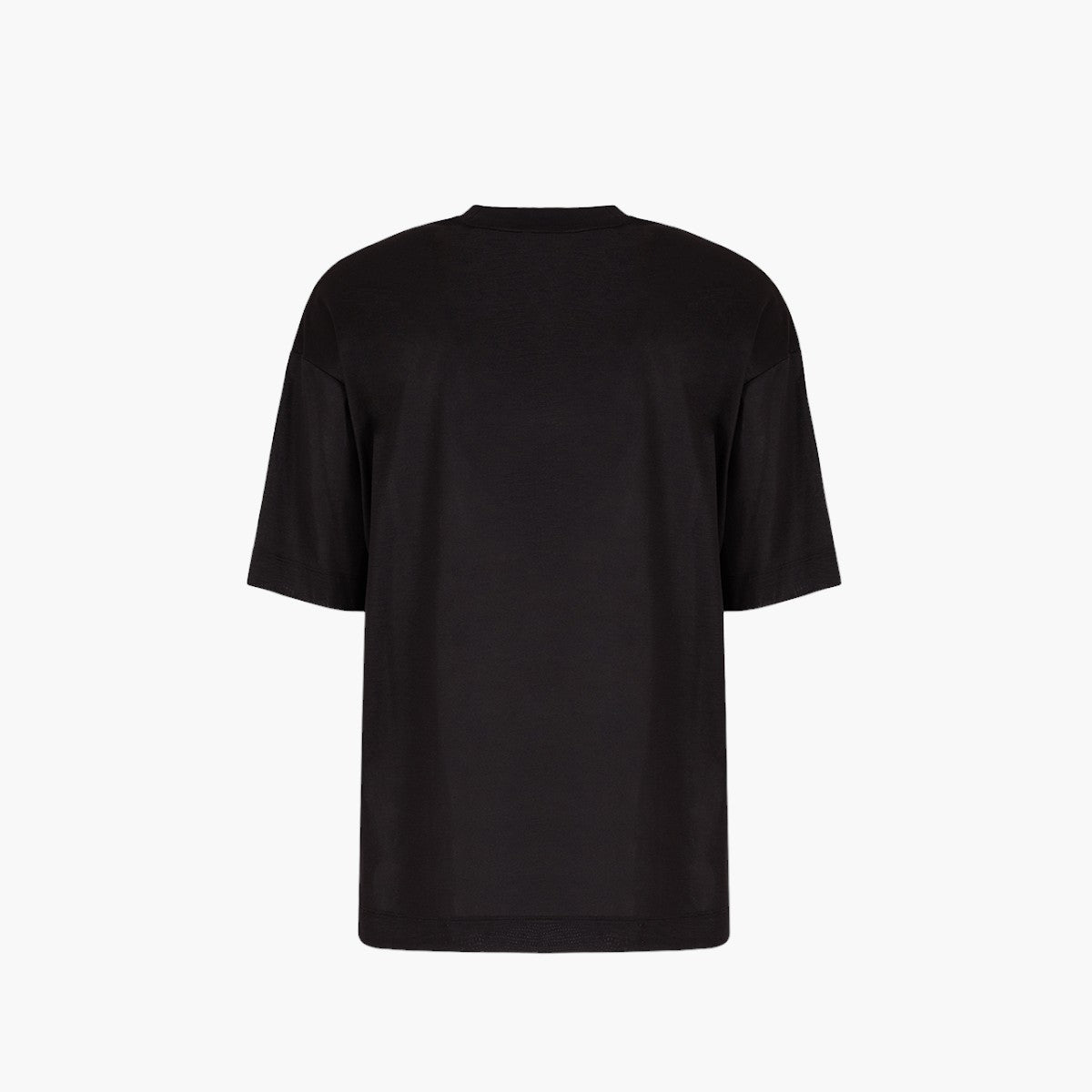 Cotton Blend Oversized T-Shirt With Embroidered Rhinestone Patch