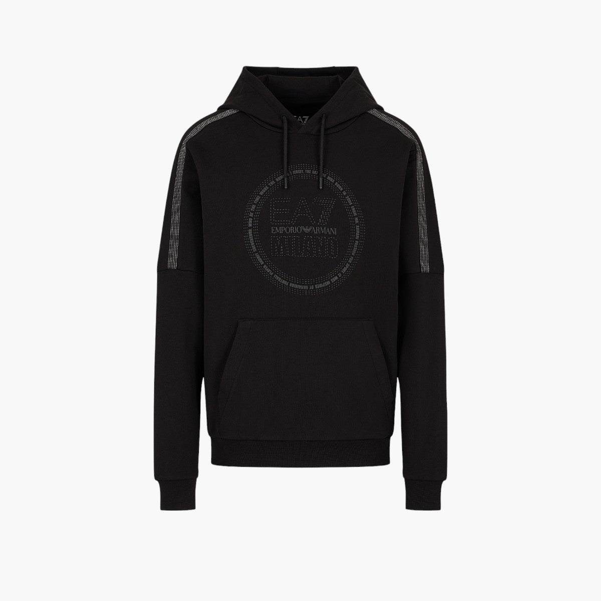 Cotton Blend Hooded Sweatshirt