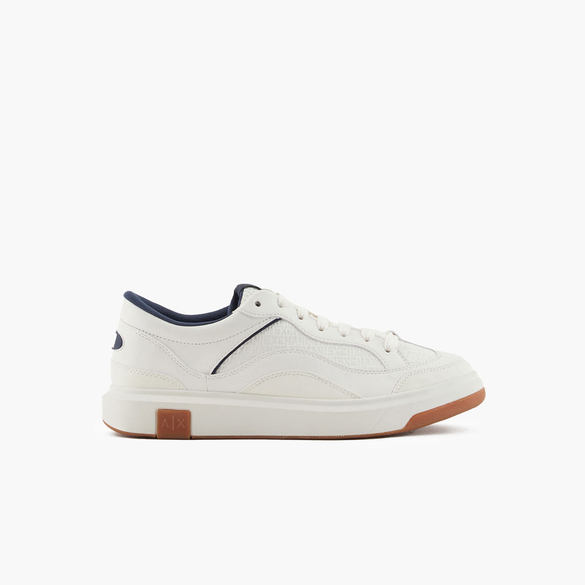 Embossed Branding Round Toeline Sneakers