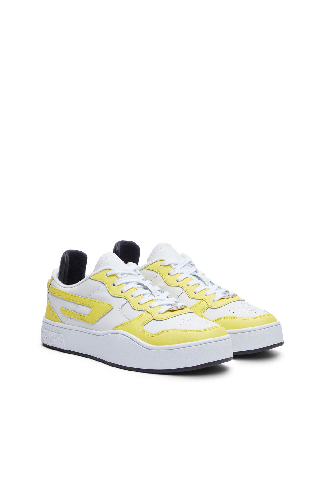 DIESEL S-UKIYO LOW - SNEAKERS WITH CONTRAST OVERLAYS