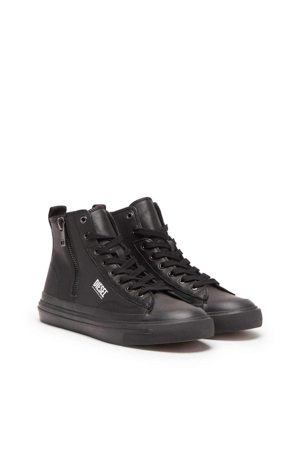 DIESEL S-ATHOS DV MID - HIGH-TOP SNEAKERS WITH SIDE ZIP