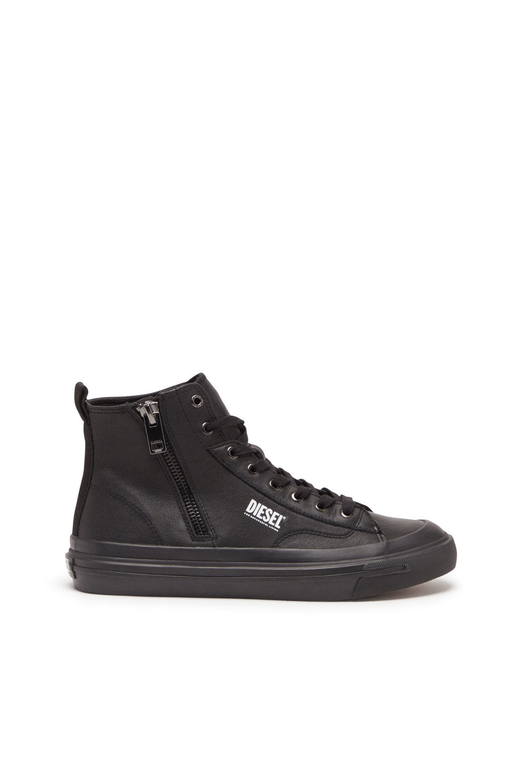 DIESEL S-ATHOS DV MID - HIGH-TOP SNEAKERS WITH SIDE ZIP