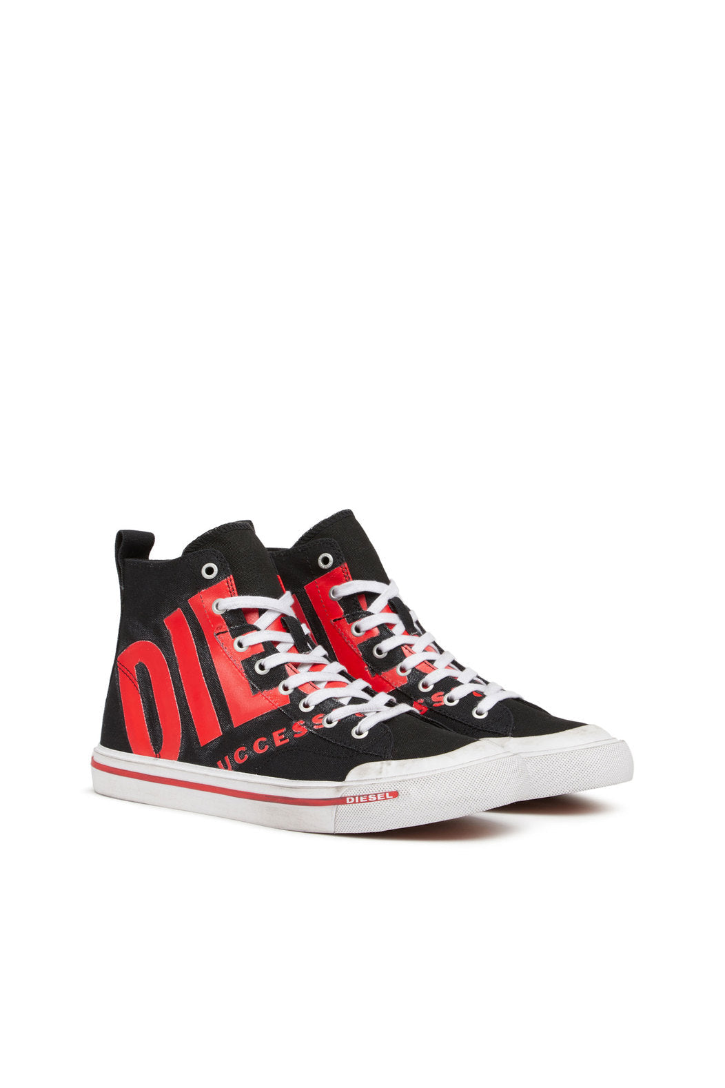 DIESEL S-ATHOS MID X - HIGH-TOP SNEAKERS WITH MAXI LOGO
