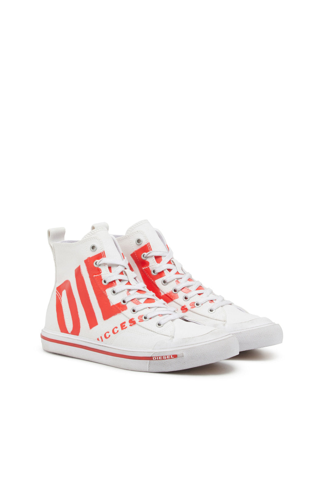 DIESEL S-ATHOS MID X - HIGH-TOP SNEAKERS WITH MAXI LOGO