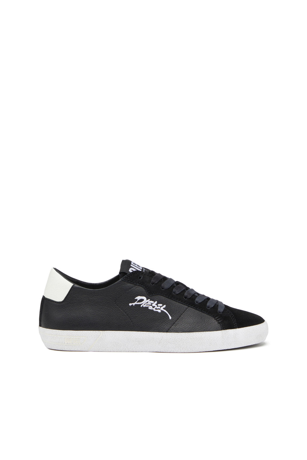 DIESEL S-LEROJI LOW - LOW-TOP SNEAKERS WITH EMBROIDERED LOGO