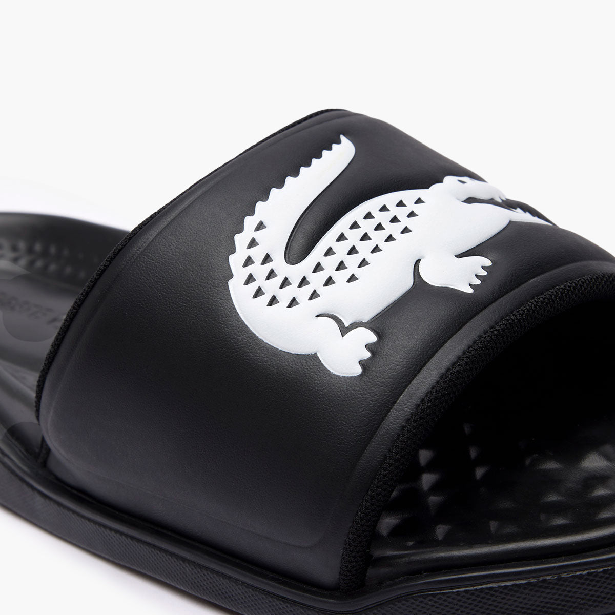 Croco Dualiste Synthetic Logo Strap Slides