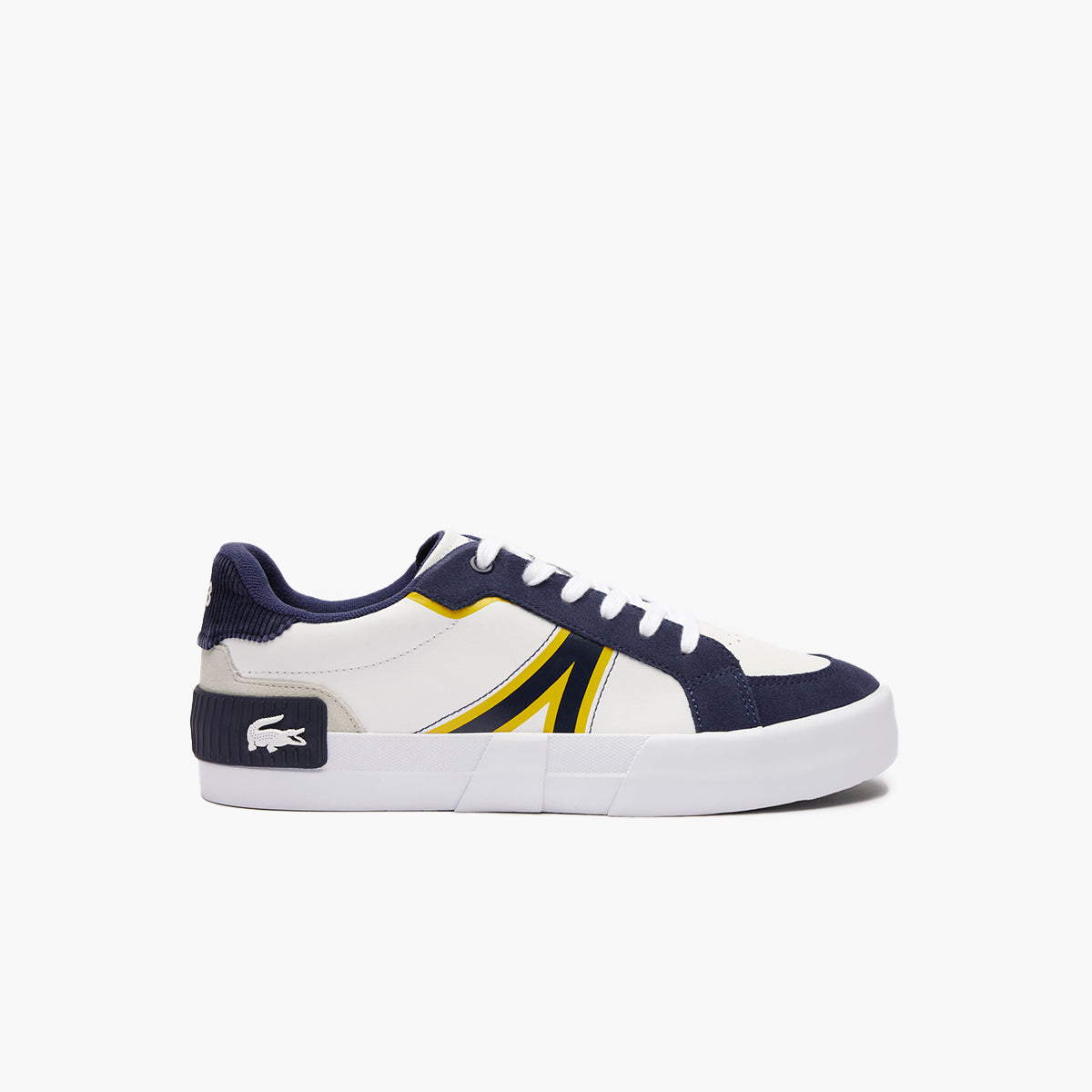 L004 Leather Colourblock Trainers