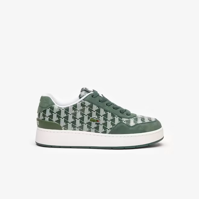 Lacoste Ace Clip Leather Monogram Trainers