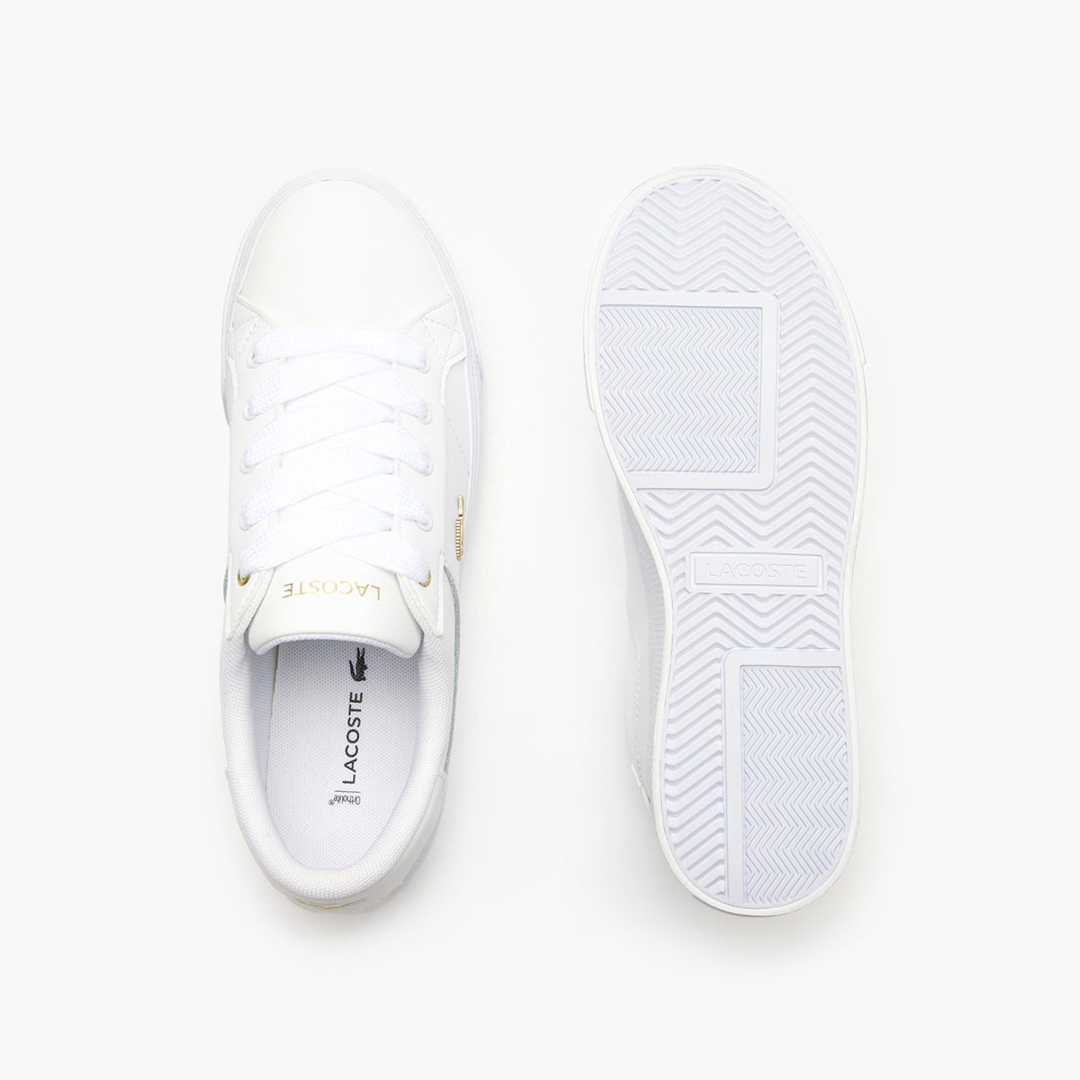 Ziane Platform Logo Leather Trainers