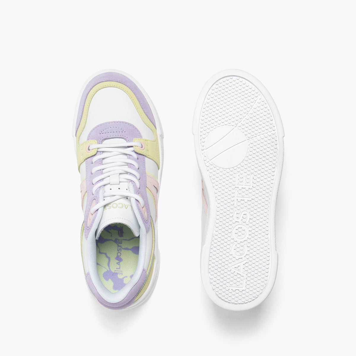 L002 Evo Contrasted Leather Trainers
