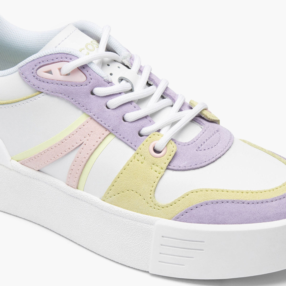 L002 Evo Contrasted Leather Trainers