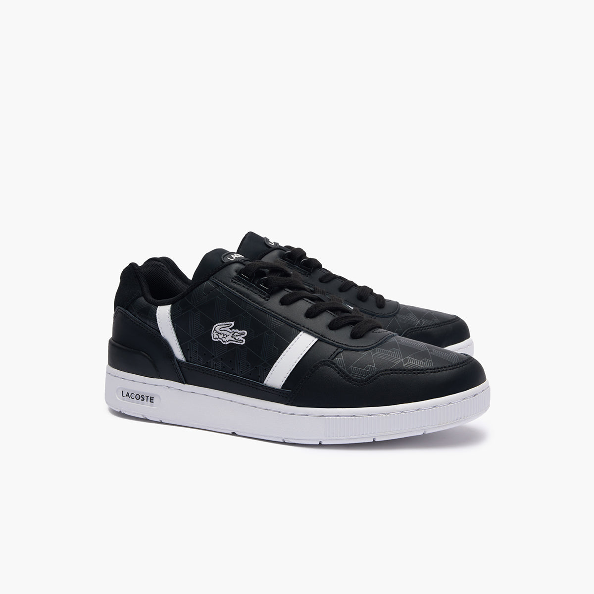 T-Clip Printed Leather Trainers