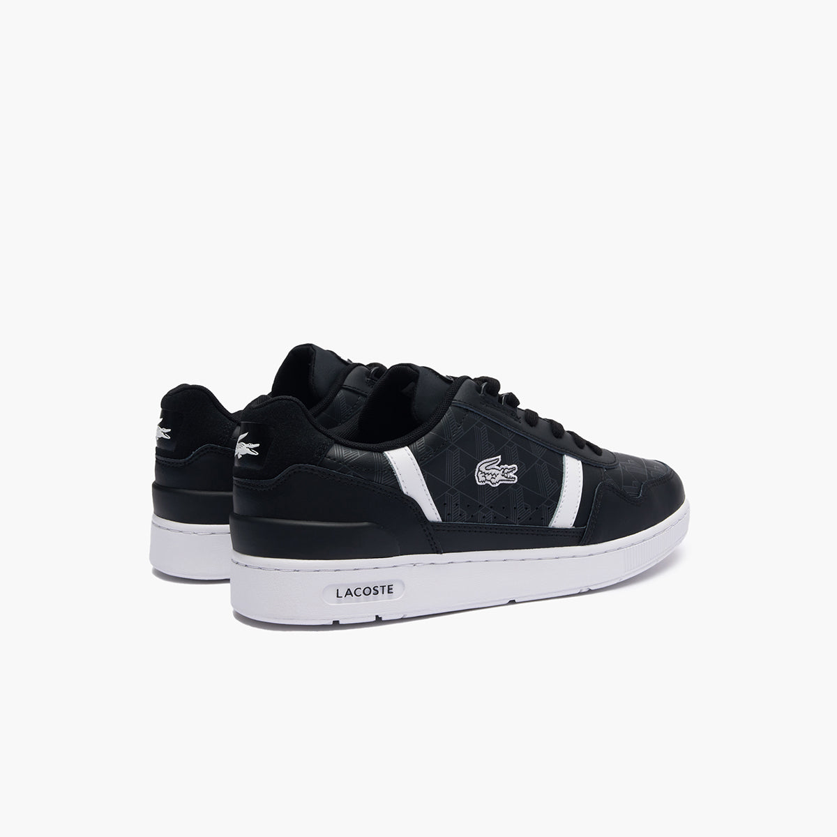 T-Clip Printed Leather Trainers