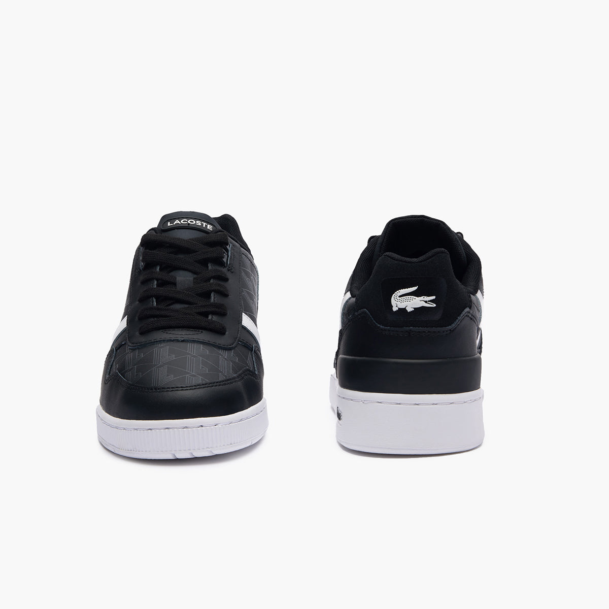 T-Clip Printed Leather Trainers
