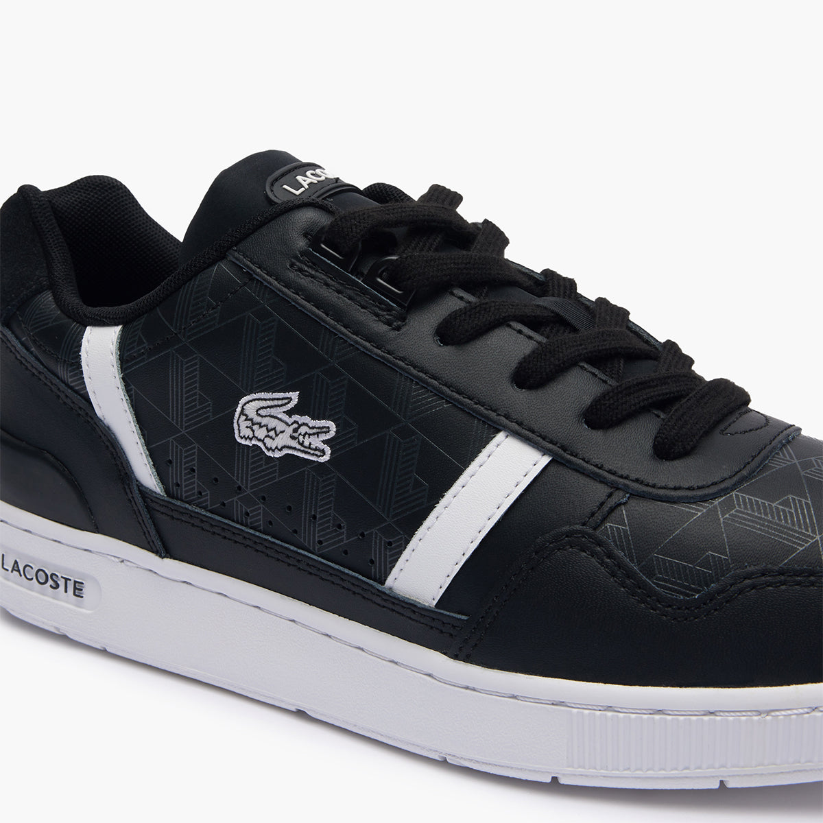 T-Clip Printed Leather Trainers