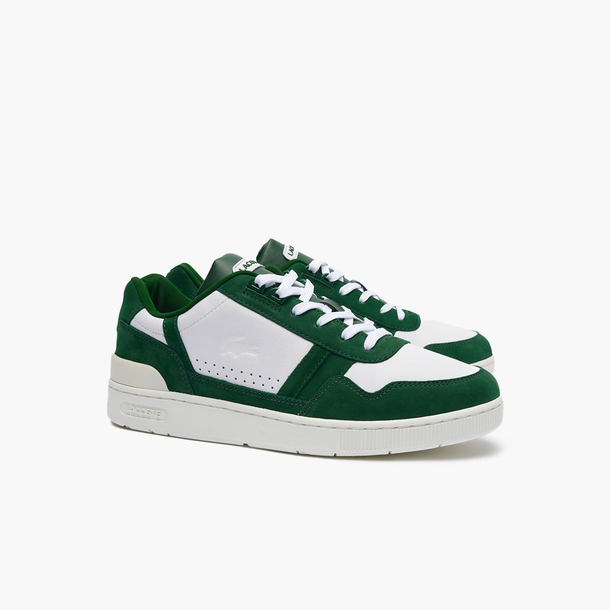 T-Clip Contrasted Leather Trainers