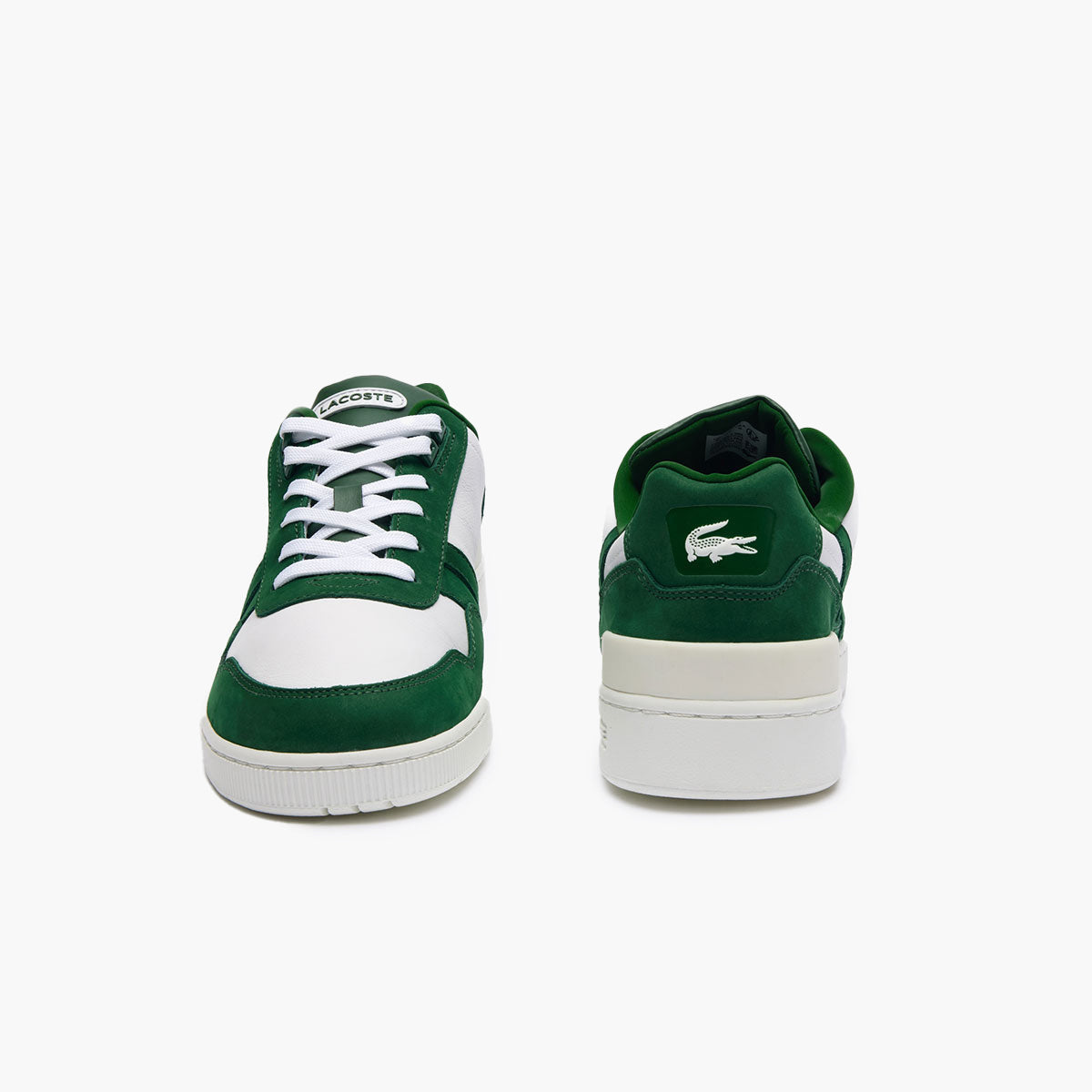 T-Clip Contrasted Leather Trainers