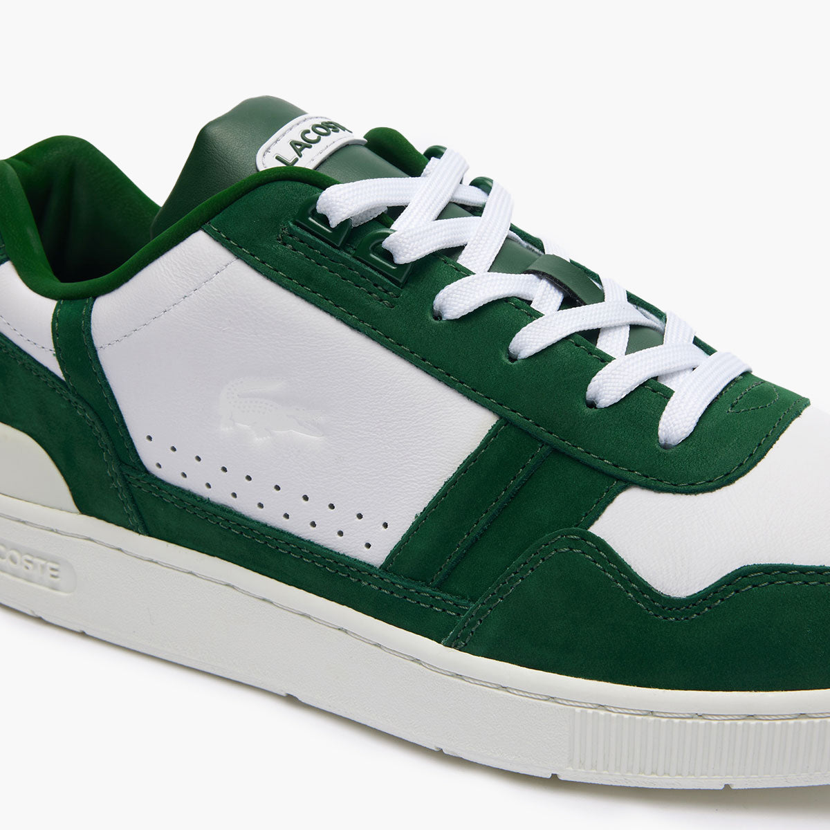 T-Clip Contrasted Leather Trainers