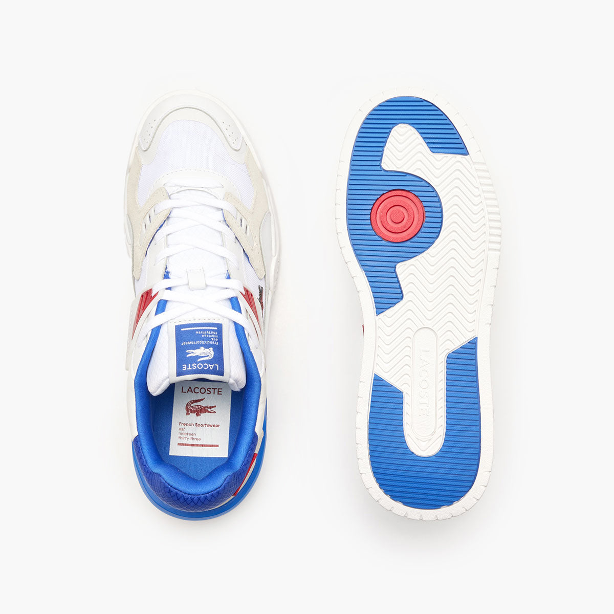 Lt 125 Contrasted Tongue Leather Trainers