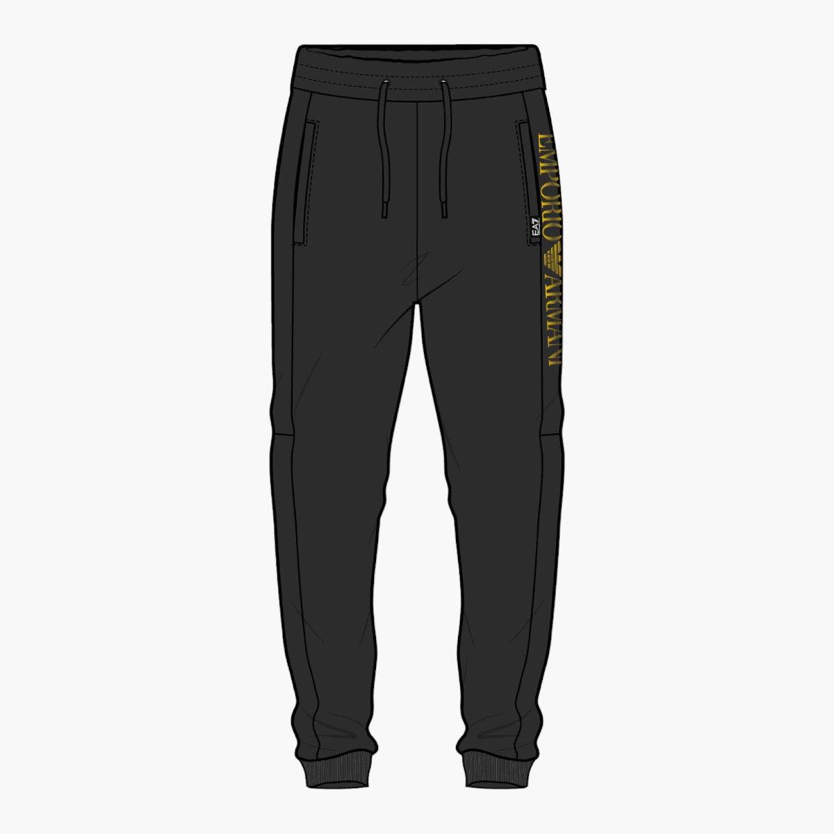 Cotton Jogger Trousers With Macro Logo