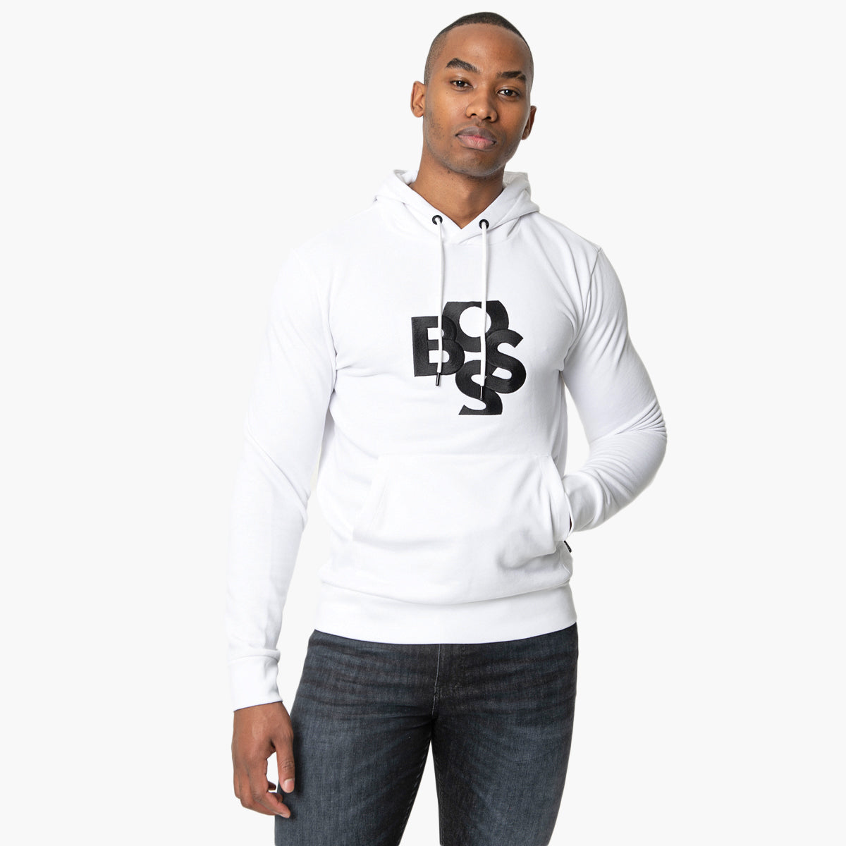 French-Terry Logo Hoodie