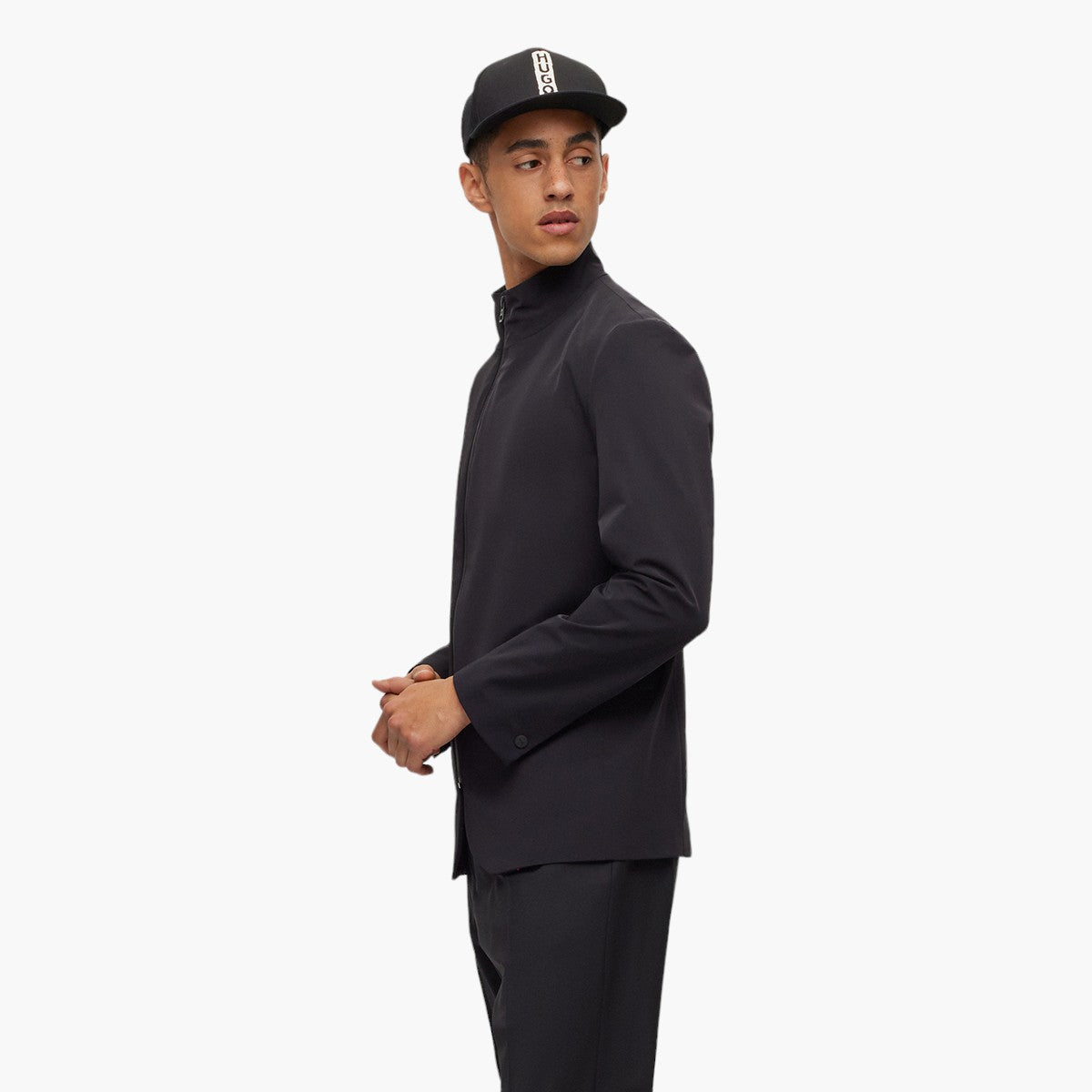 Jad-Bl 5 Panel Flat Visor Caps