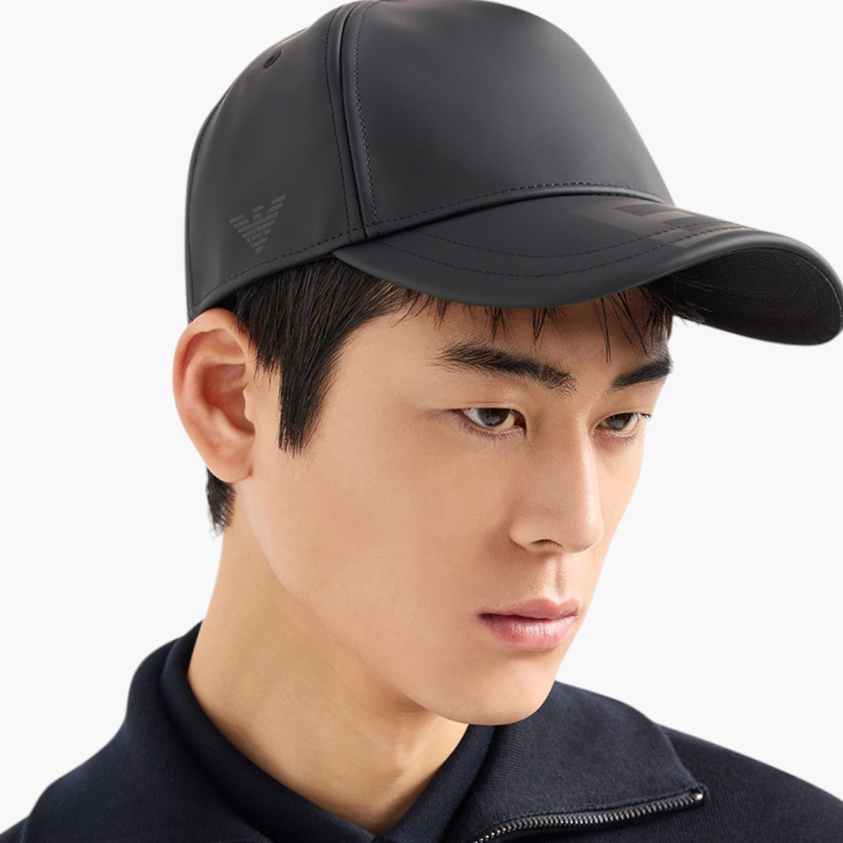 Coated Nylon Baseball Cap With EA Print