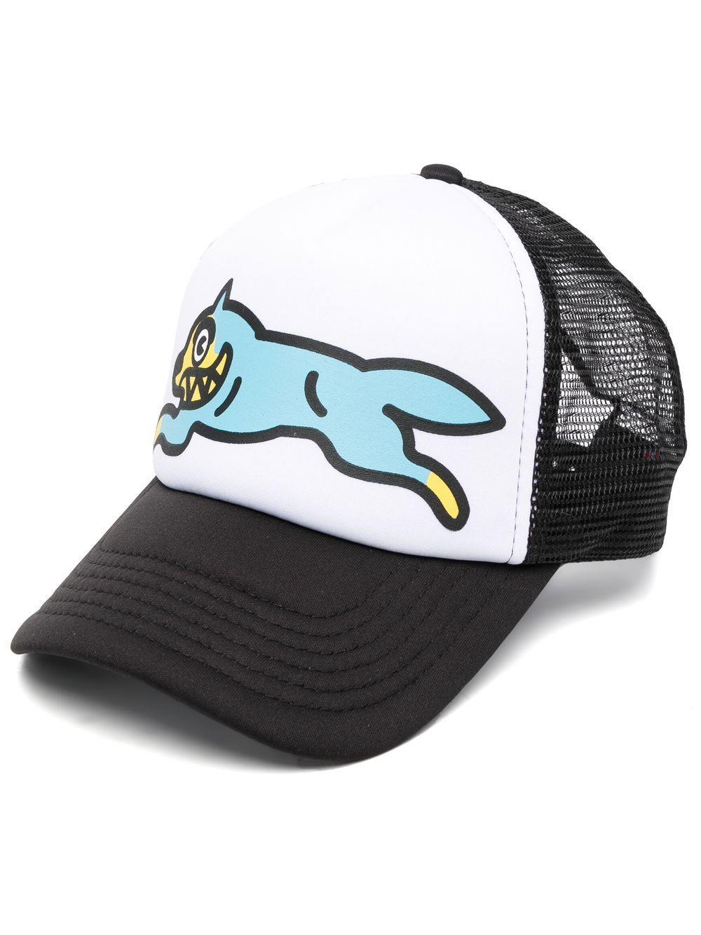 Ice-Cream Cap Hickory Trucker Blue-White