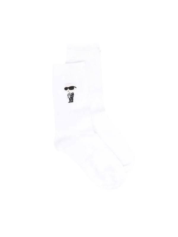 Karl Lagerfeld Sock Icon White