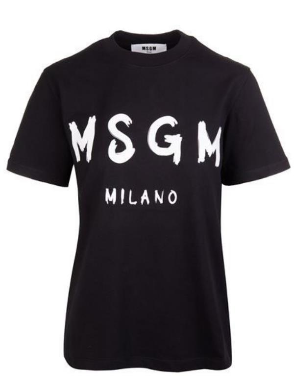 Msgm T-Shirt Slim Milano Black