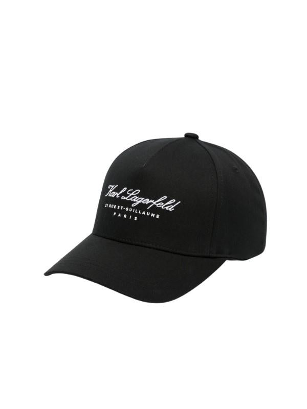 Karl Lagerfeld Cap Logo White-Black