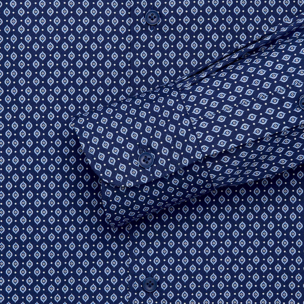 Trendy Micro-Pattern Francese Shirt