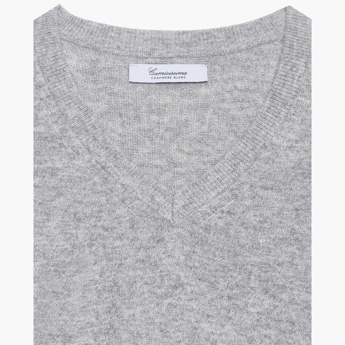 Blend Cashmere V Neck Sweater