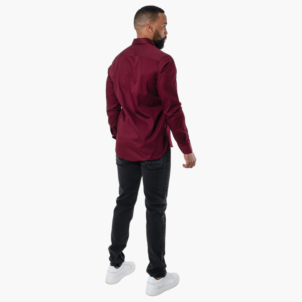 Plain Shirt - Maroon