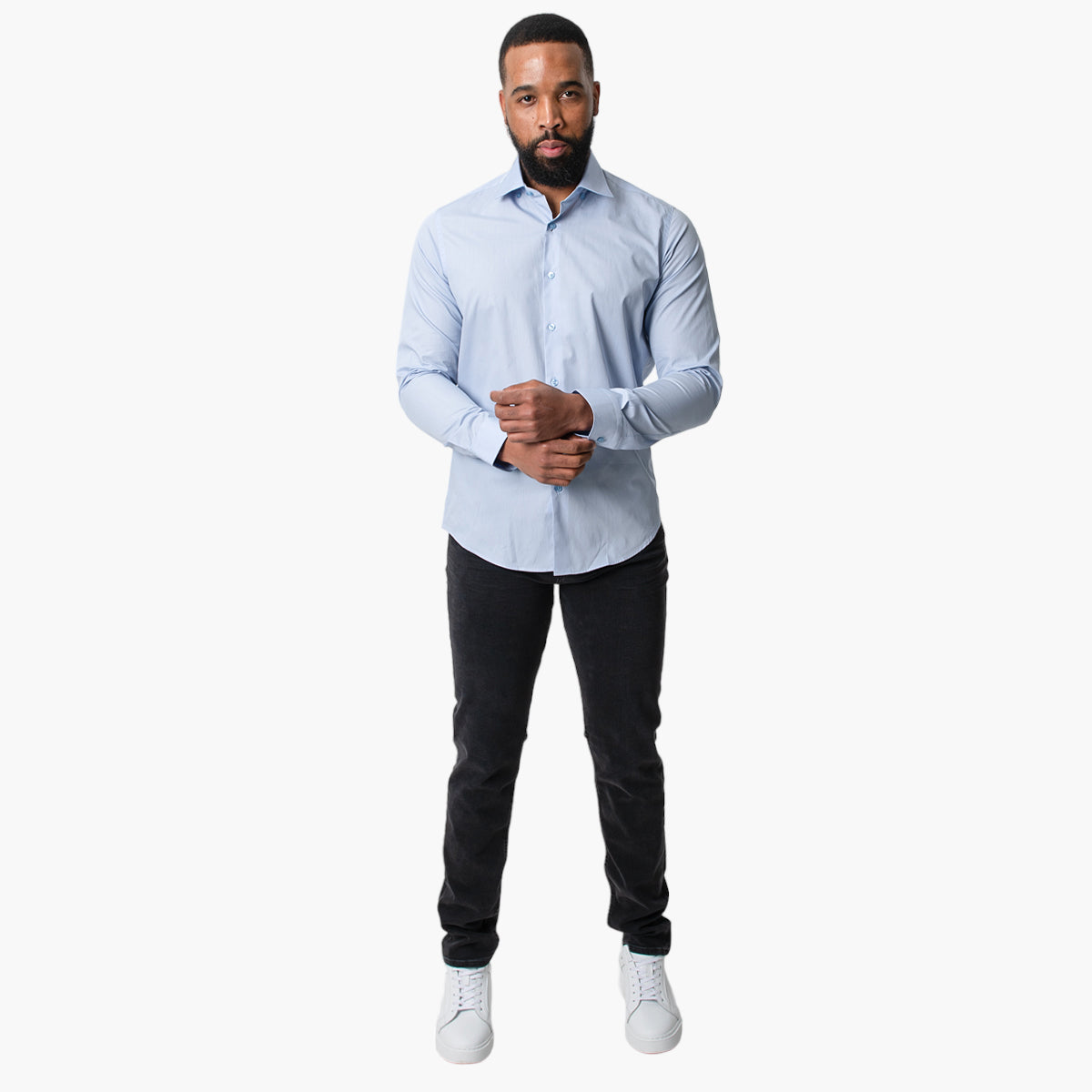 Plain Shirt - Light Blue